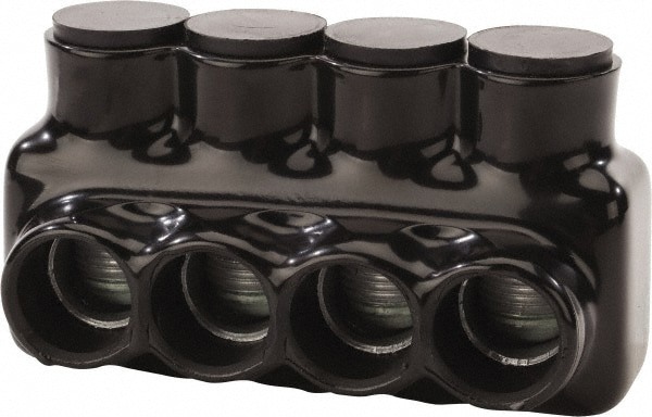 4 AWG, Class B & C Wire Compatible, Aluminum, Hex Split Bolt Connector