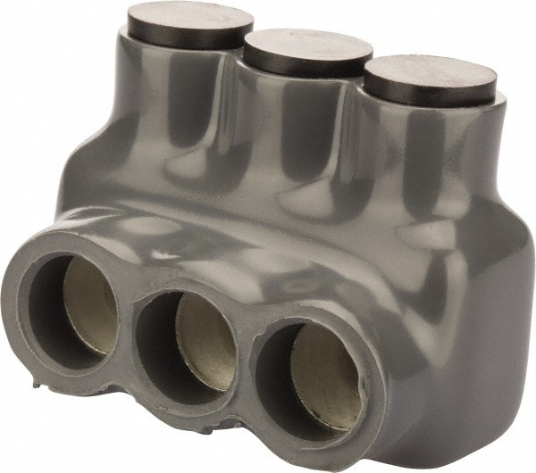 10 to 1 AWG, Class I, K & M Wire Compatible, Aluminum, Hex Split Bolt Connector