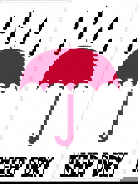 Label Maker Label: Red, Black on White, Paper, 4