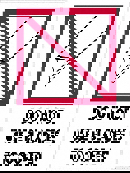 Label Maker Label: Red, Black on White, Paper, 4