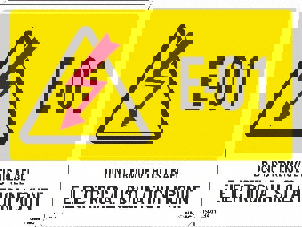 Electrical & Energy Source Label: 3