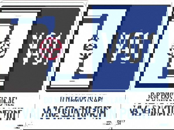 Electrical & Energy Source Label: 