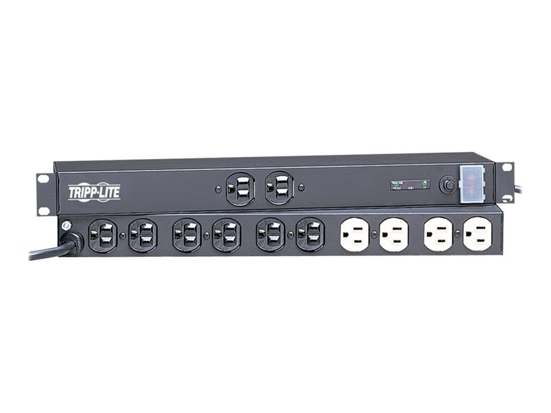 12 OUTLET ISOBAR SURGE STRIP METAL 1U RM