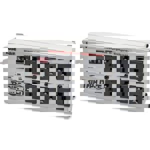 6 OUTLET SURGE PROTECTOR 3300 J METAL SU