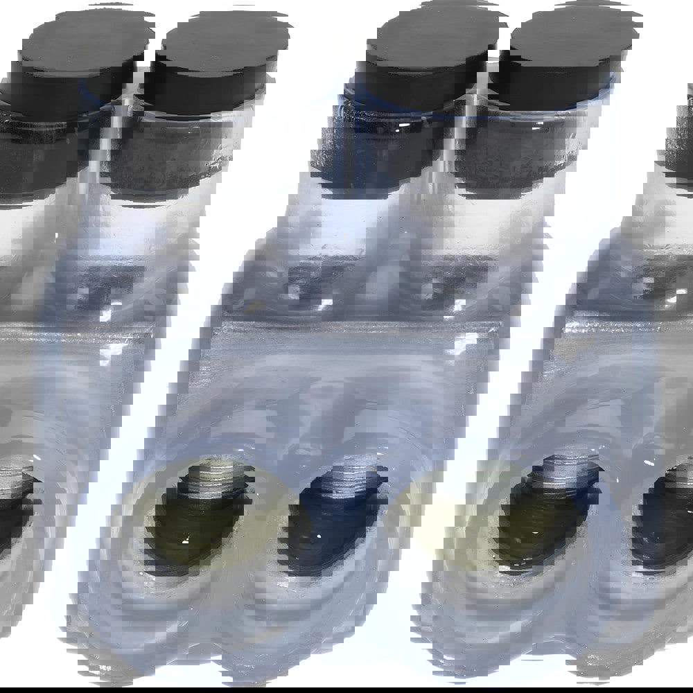 Push In Wire Connectors; Connector Type: Tap ; Compatible Wire Size (AWG): 0; 14AWG ; Number Of Ports: 2 ; Overall Length: 1.90 ; Connector Color: Clear ; Overall Width: 2