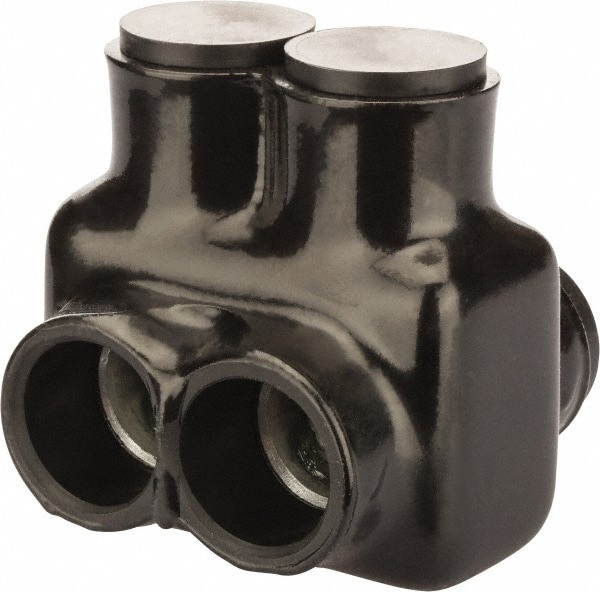 4 AWG, Class B & C Wire Compatible, Aluminum, Hex Split Bolt Connector