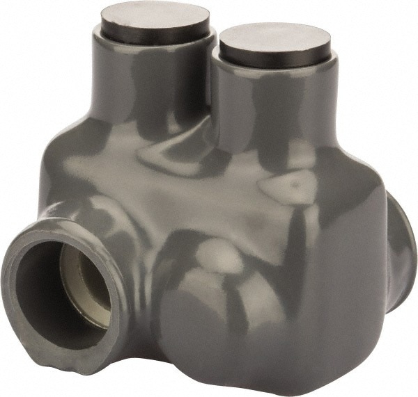 4 to 3/0 AWG, Class I, K & M Wire Compatible, Aluminum, Hex Split Bolt Connector