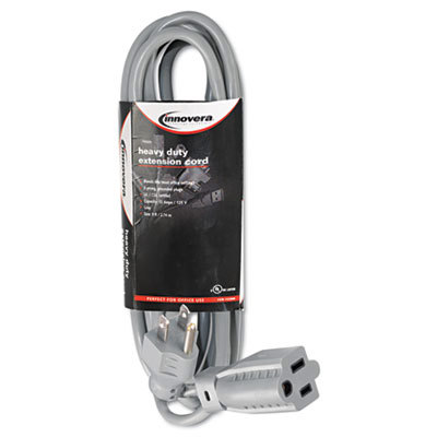 9', 14/2 Gauge/Conductors, Gray Indoor Extension Cord