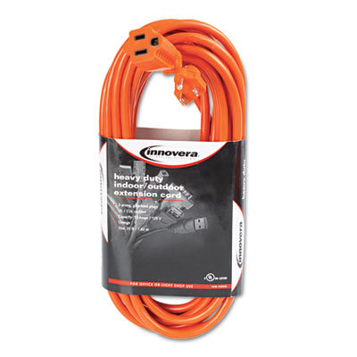 25', 14/2 Gauge/Conductors, Orange Indoor & Outdoor Extension Cord