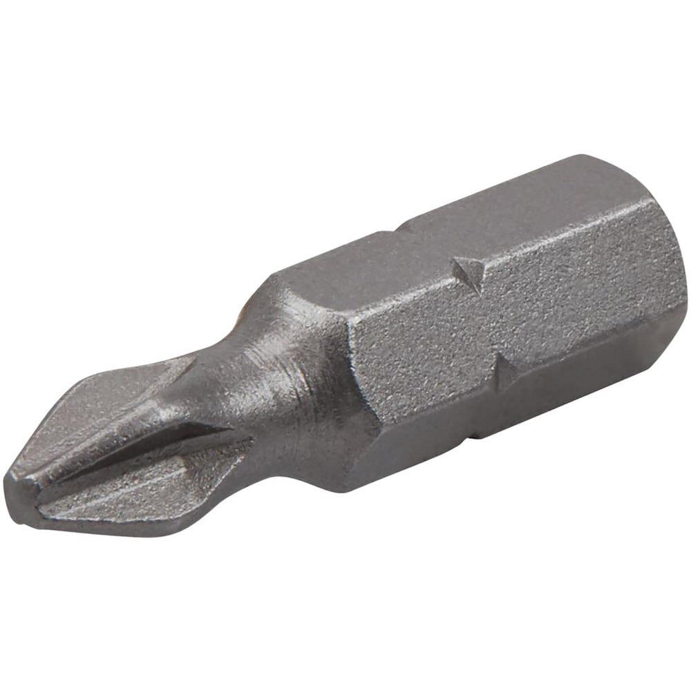 Phillips Screwdriver Insert Bit: #2 Point, 1/4