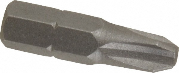 Phillips Screwdriver Insert Bit: #3 Point, 1/4