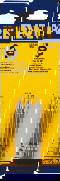 Power Screwdriver Bit Set Power Bit Set: 3 Pc, 1/4