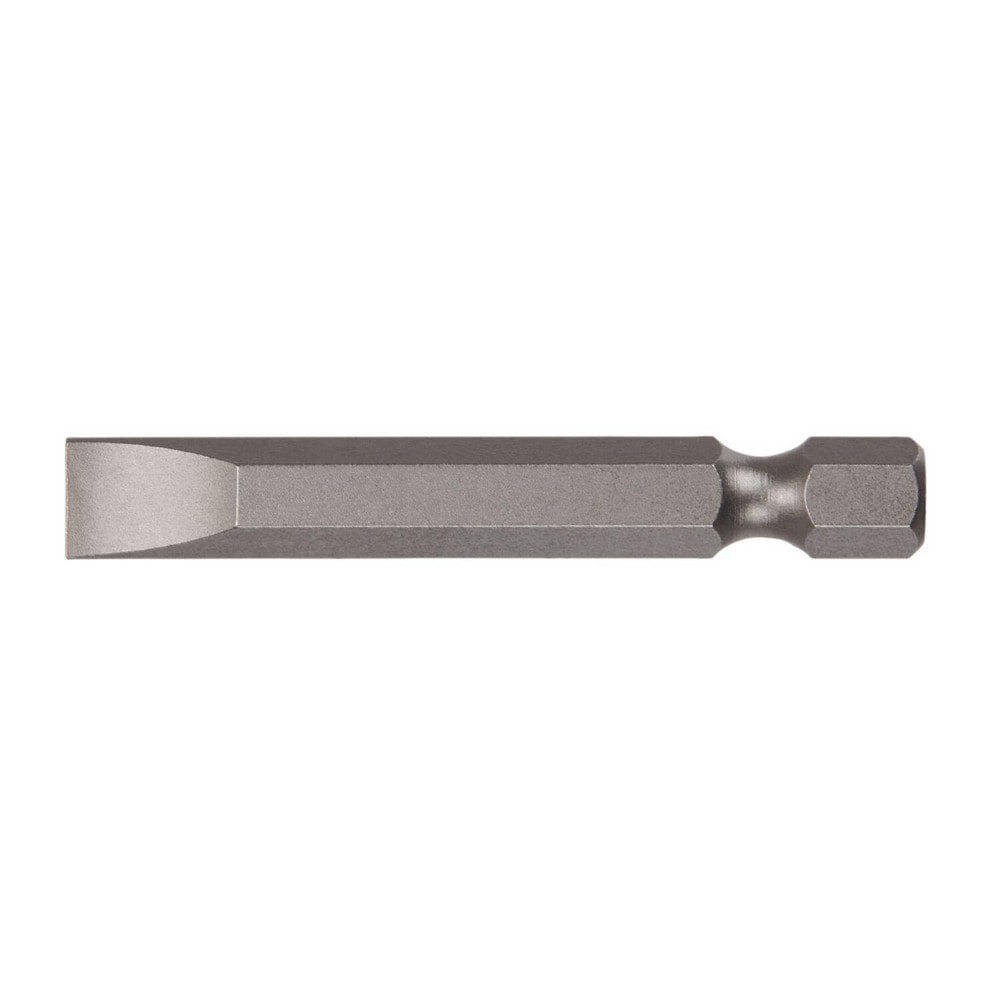 Power Screwdriver Bit: Slotted Bit, 1/4