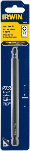 Power Screwdriver Bit: Phillips Bit, #3 Phillips