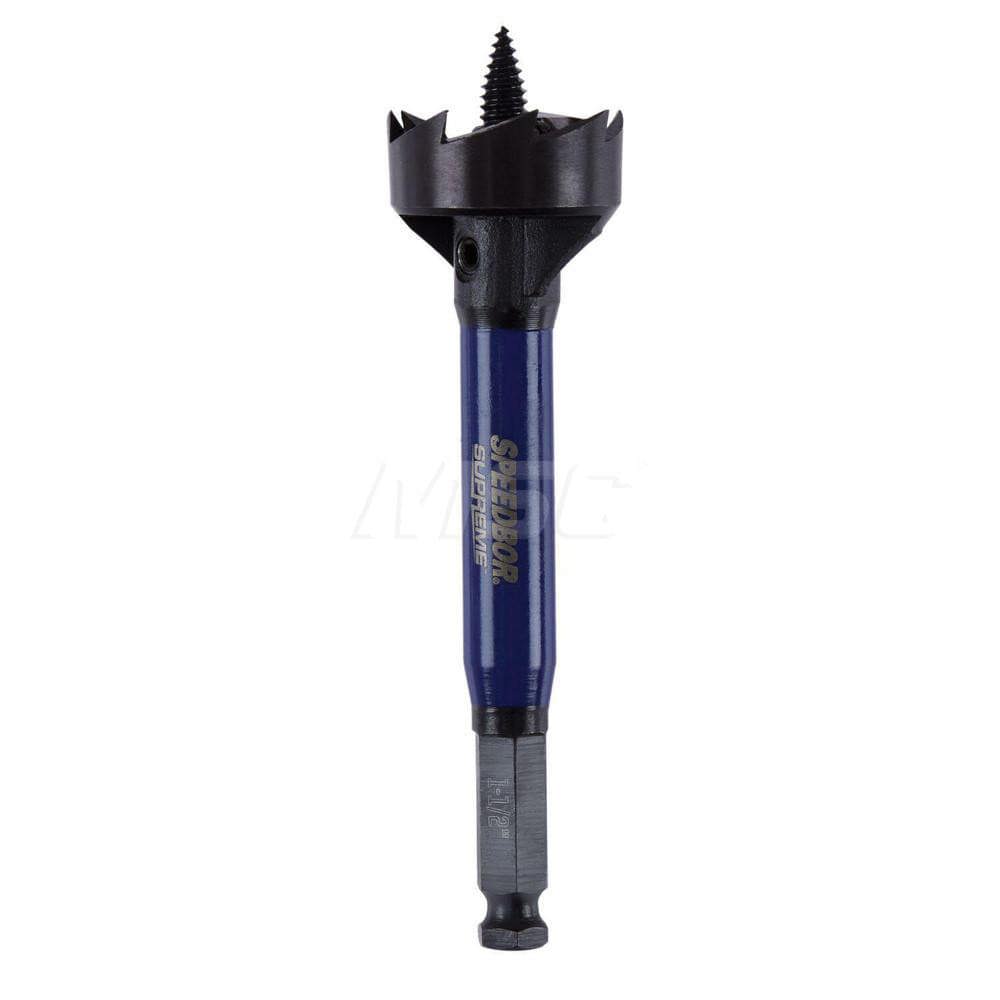 Self-Feed Drill Bits; Drill Bit Size: 1.5in ; Shank Diameter: 0.4375 ; Shank Size: 0.4375 ; Shank Type: Hex ; Tool Material: Steel ; Coated: Coated