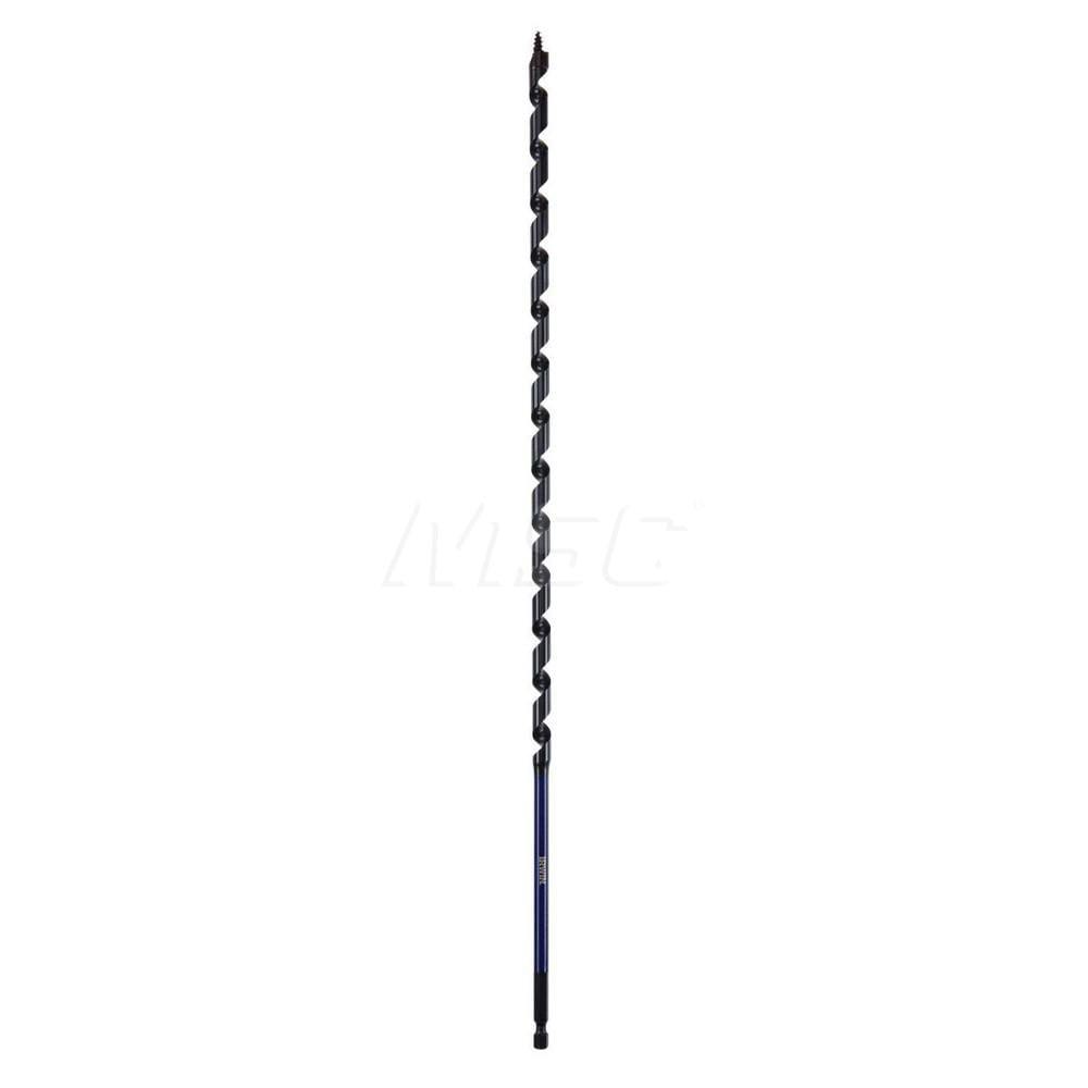 Auger & Utility Drill Bits; Auger Bit Size: 0.375 ; Shank Diameter: 3.0000 ; Shank Size: 3.0000 ; Shank Type: Hex ; Tool Material: High-Speed Steel ; Coated: Coated