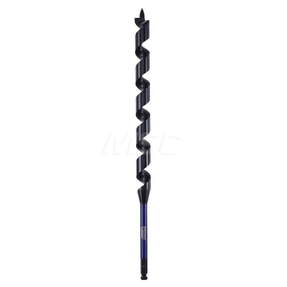 Auger & Utility Drill Bits; Auger Bit Size: 1 ; Shank Diameter: 3.0000 ; Shank Size: 3.0000 ; Shank Type: Hex ; Tool Material: High-Speed Steel ; Coated: Coated