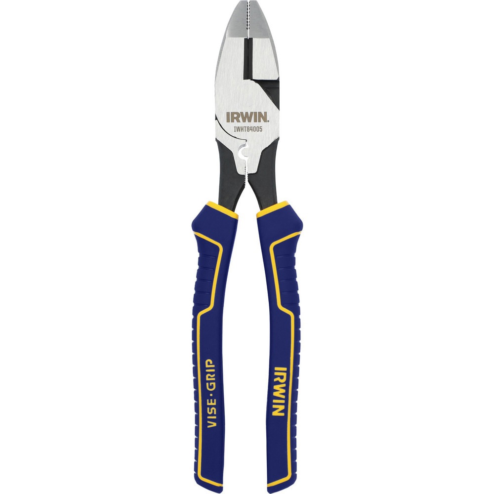 Pliers; Jaw Texture: Smooth ; Plier Type: Lineman's ; Jaw Length (Inch): 1.60 ; Jaw Width (Inch): 1 ; Overall Length (Inch): 11-1/4 ; Handle Color: Blue