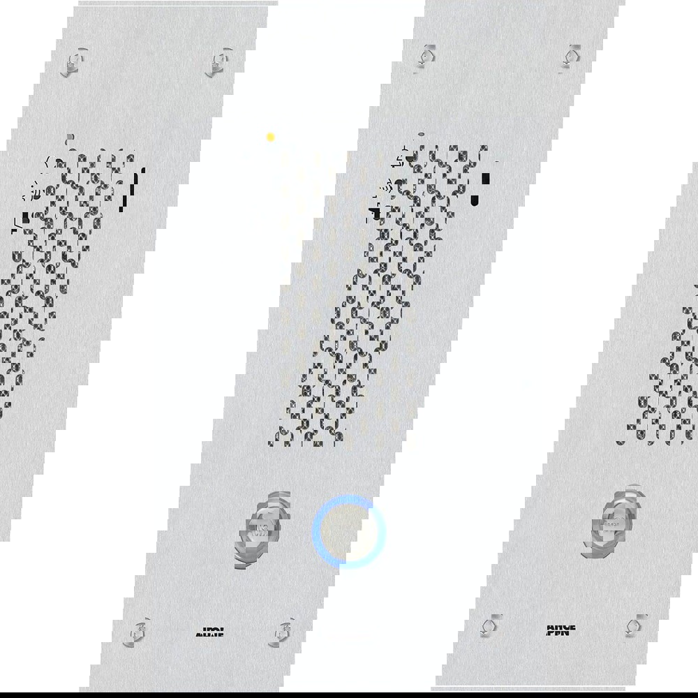 Intercoms & Call Boxes; Intercom Type: Audio Door Station ; Connection Type: Corded ; Number of Stations: 1 ; Height (Decimal Inch): 10.437500 ; Depth (Decimal Inch): 2.6250 ; Depth (Inch): 2-5/8