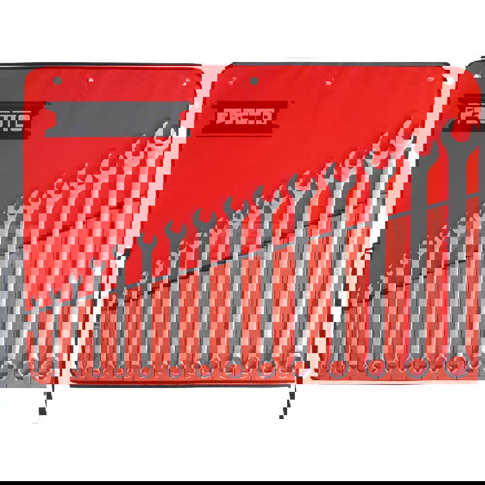 Combination Wrench Set: 15 Pc, Inch