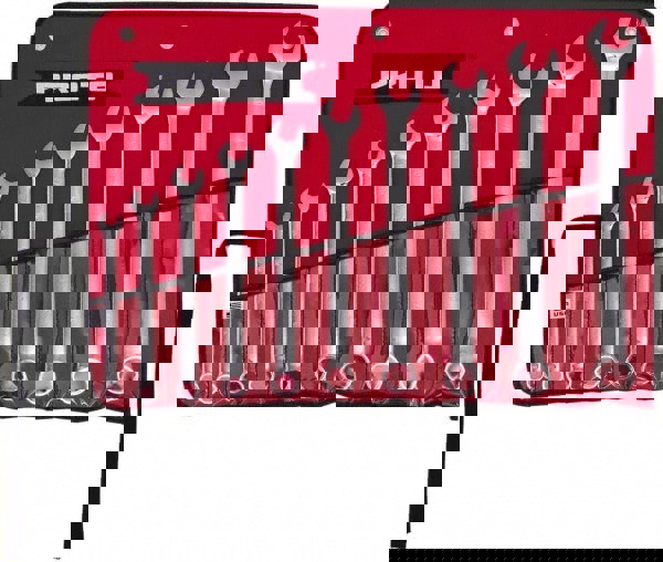 Combination Wrench Set: 10 Pc, Inch