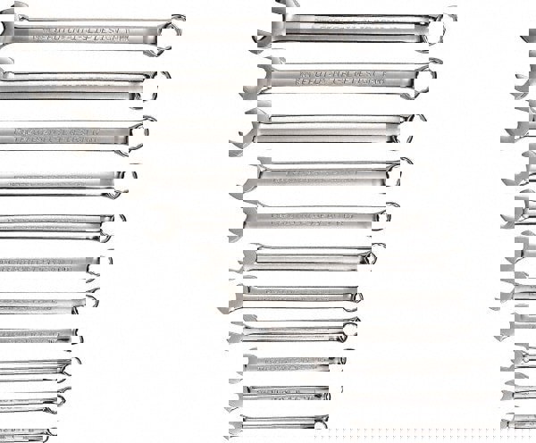 Combination Wrench Set: 11 Pc, Metric