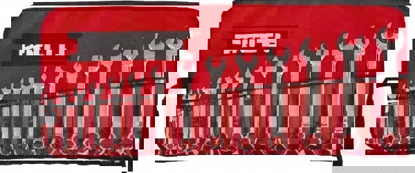 Extra Short Combination Wrench Set: 14 Pc, Metric