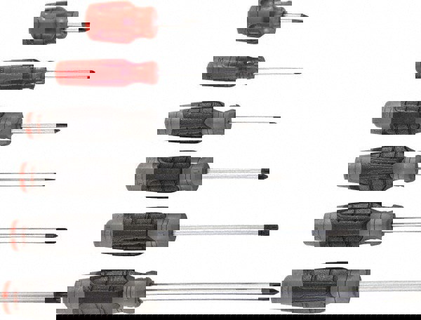 Screwdriver Set: 6 Pc, Phillips & Stubby