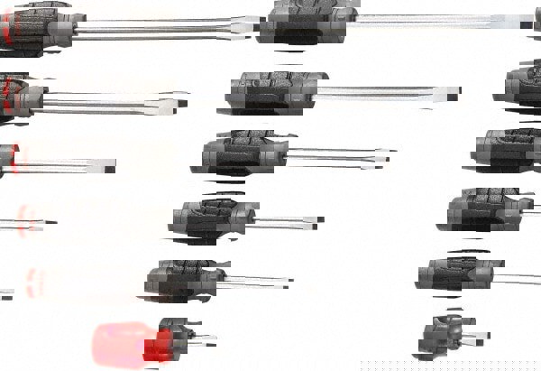 Screwdriver Set: 6 Pc, Slotted & Stubby