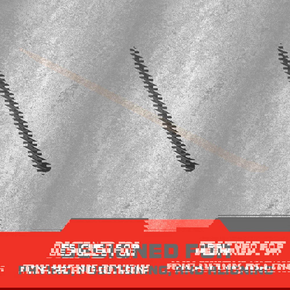Pry Bars; Tool Type: Aligning; End Angle: Straight; Bar Shape: Flat; Bar Size: 38; Overall Width: 1; Features: Application: for prying, positioning, and aligning.; extending tool life and performance.; Black oxide finish to help prevent rust corrosion; St