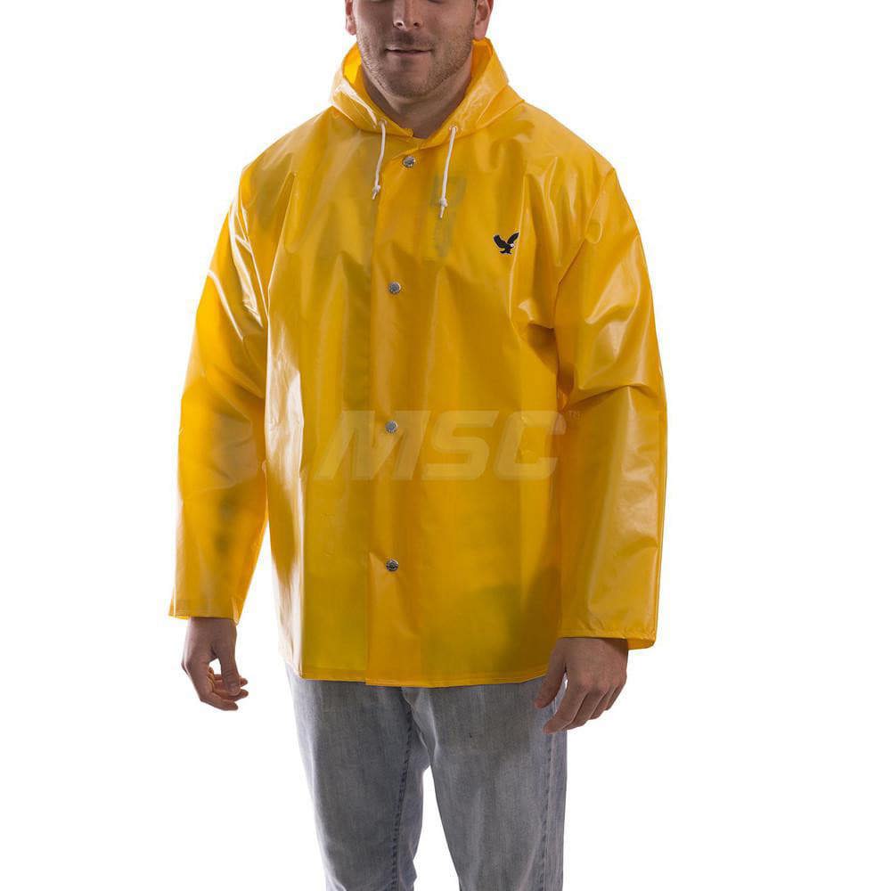 Hooded & Jacket: Size X-Small, Polyurethane & 210D Nylon, Snaps Closure