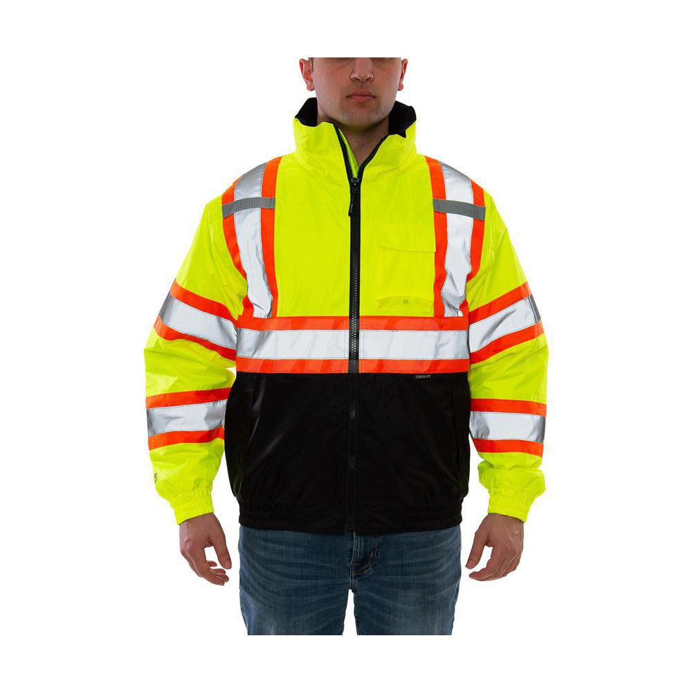 Jacket: Size X-Large, 210D Polyurethane Coated Polyester, Zipper Closure