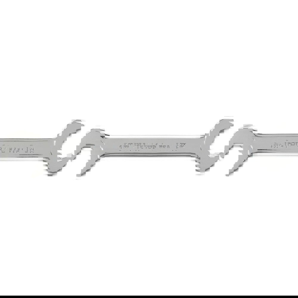 Open End Wrench: Double End Head, 13 mm, Double Ended