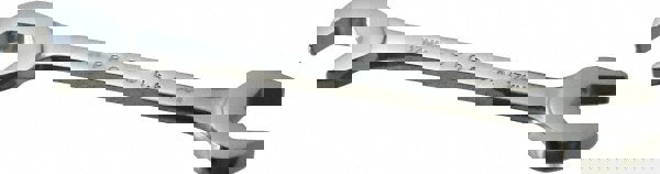 Open End Wrench: Double End Head, 17 mm, Double Ended