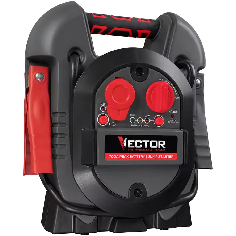 Automotive Battery Chargers & Jump Starters; Jump Starter Type: Battery Jump Starter ; Amperage Rating: 700 ; Starter Amperage: 700 ; Voltage: 12.00 ; DC Output: 2.1A ; Overall Width: 10in