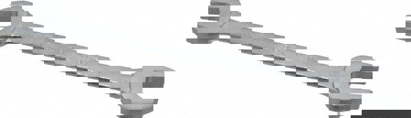 Open End Wrench: Double End Head, 16 mm x 17 mm, Double Ended