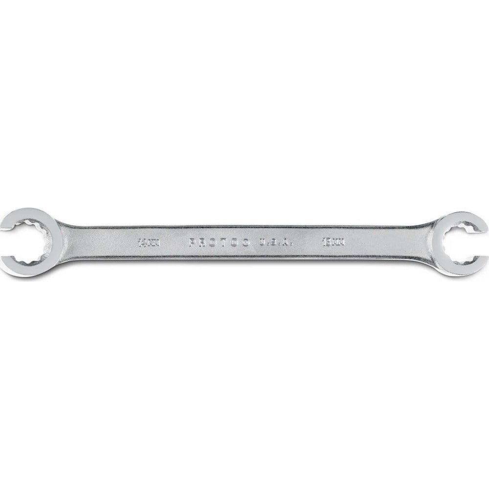13 x 14mm, Chrome Finish, Open End Flare Nut Wrench