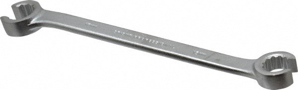 15 x 17mm, Chrome Finish, Open End Flare Nut Wrench