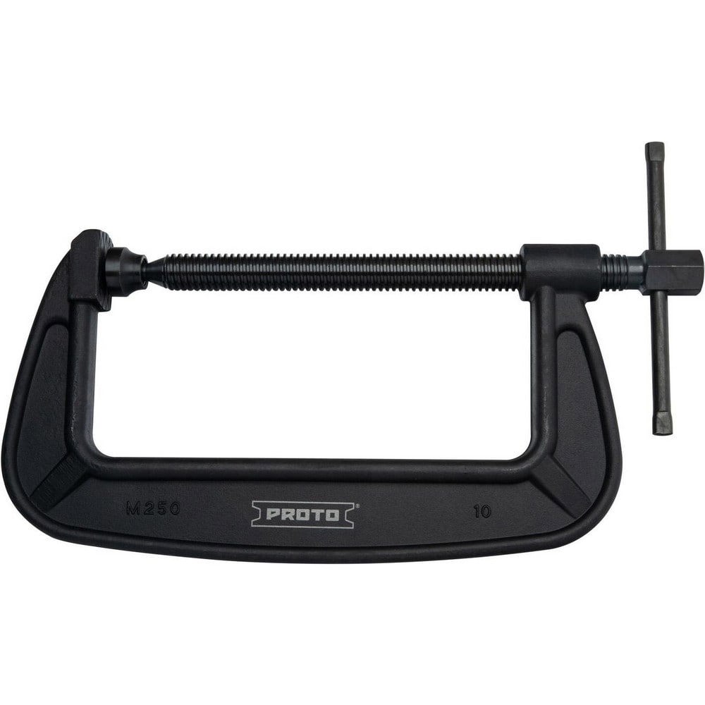 C-Clamps; Clamp Type: C-Clamps ; Body Material: Steel ; Anvil Material: Steel ; Application Strength: Extra Heavy-Duty ; Clamping Pressure: 9500lb ; Throat Depth Style: Standard Depth
