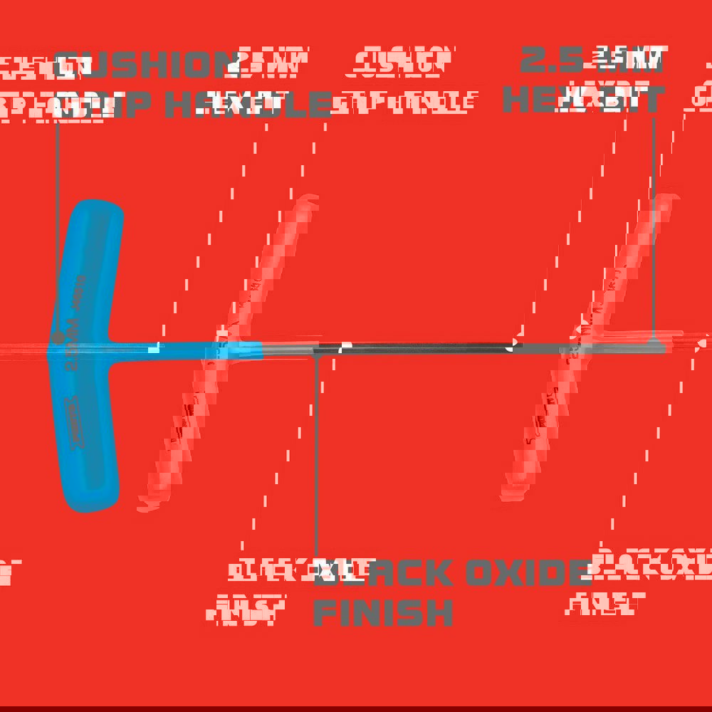 Hex Key: Hex End, T-Handle