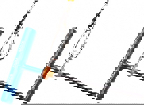 Hex Key: 4.00 mm Hex, Hex End, Tethered T-Handle Cushion Grip