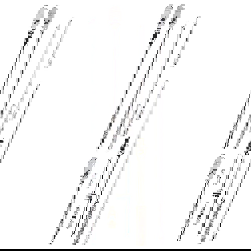 Socket Extension Sets; Drive Size: 0.25in ; Finish: Polished ; Material: Steel ; Locking: No ; Tether Style: Not Tether Capable ; Number Of Pieces: 11