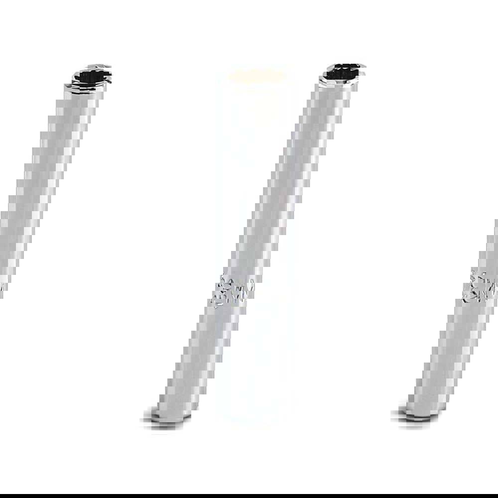 Deep Hand Socket: 8 mm Socket, 12-Point