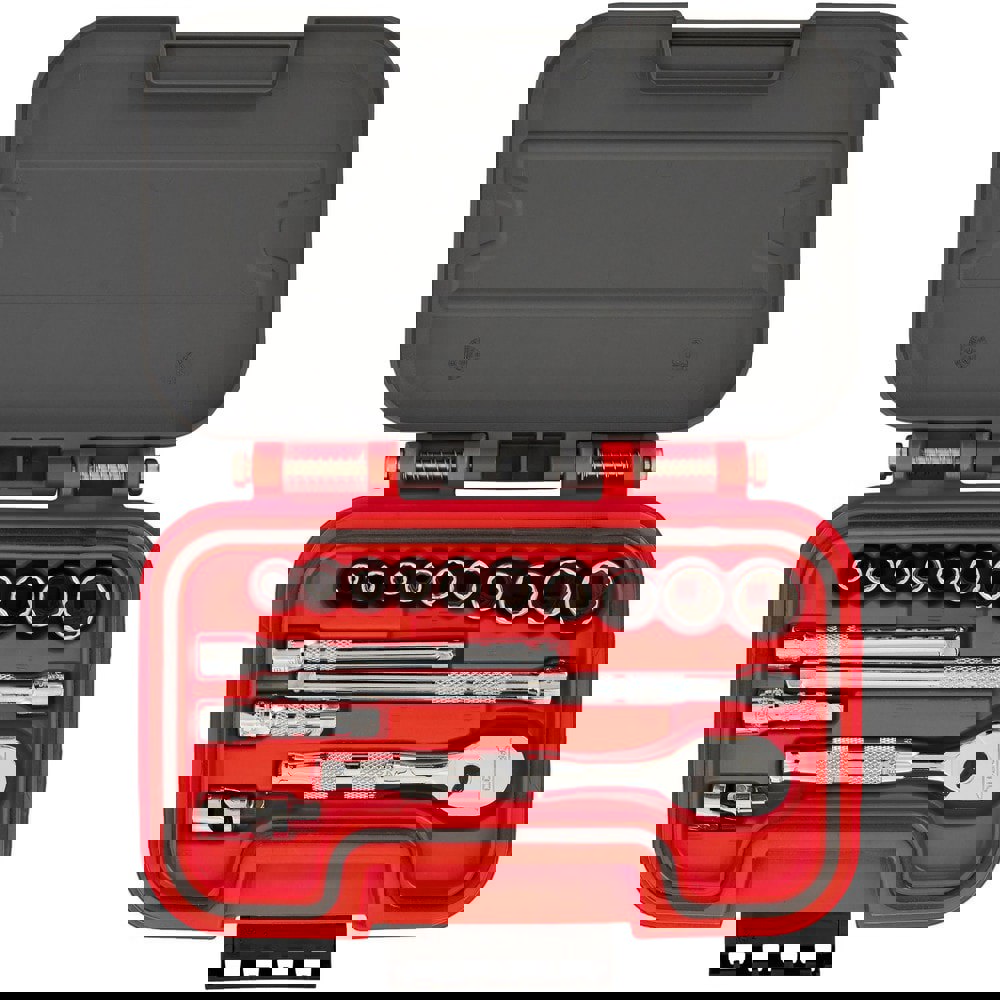 Standard Socket Set: 15 Pc, 3/16 to 9/16