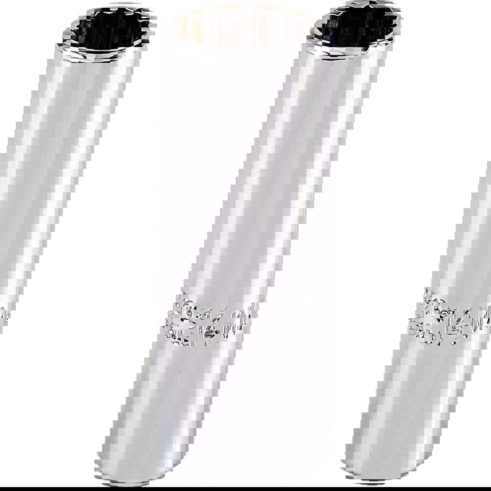Deep Hand Socket: 14 mm Socket, 12-Point