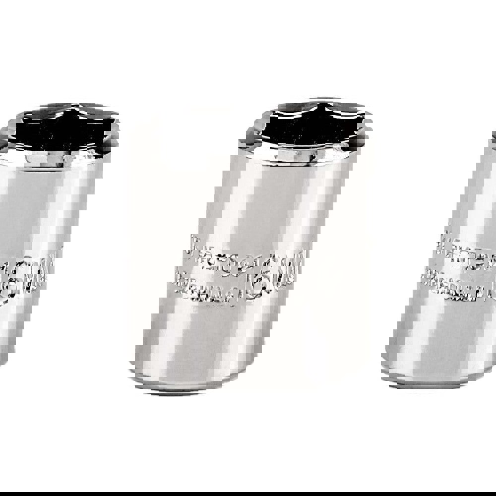 Hand Socket: 16 mm Socket, 6-Point