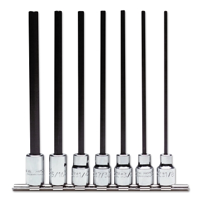 Hex Bit Socket Set: 3/8