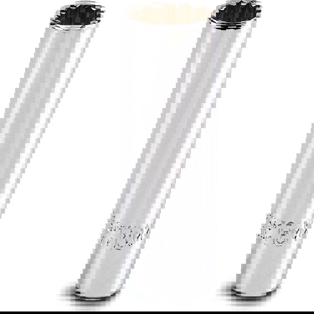 Deep Hand Socket: 18 mm Socket, 12-Point