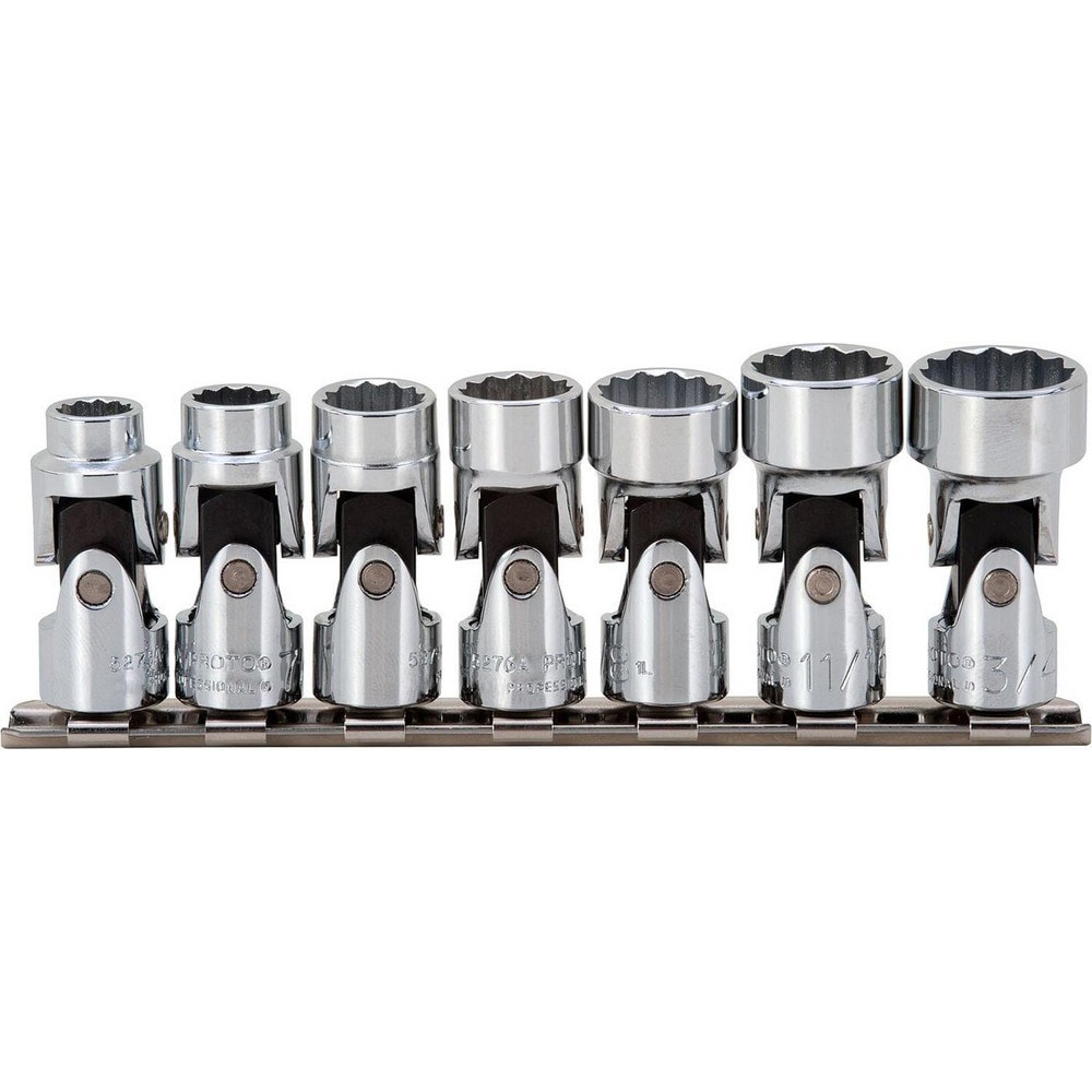 Standard Socket Set: 7 Pc, 3/8