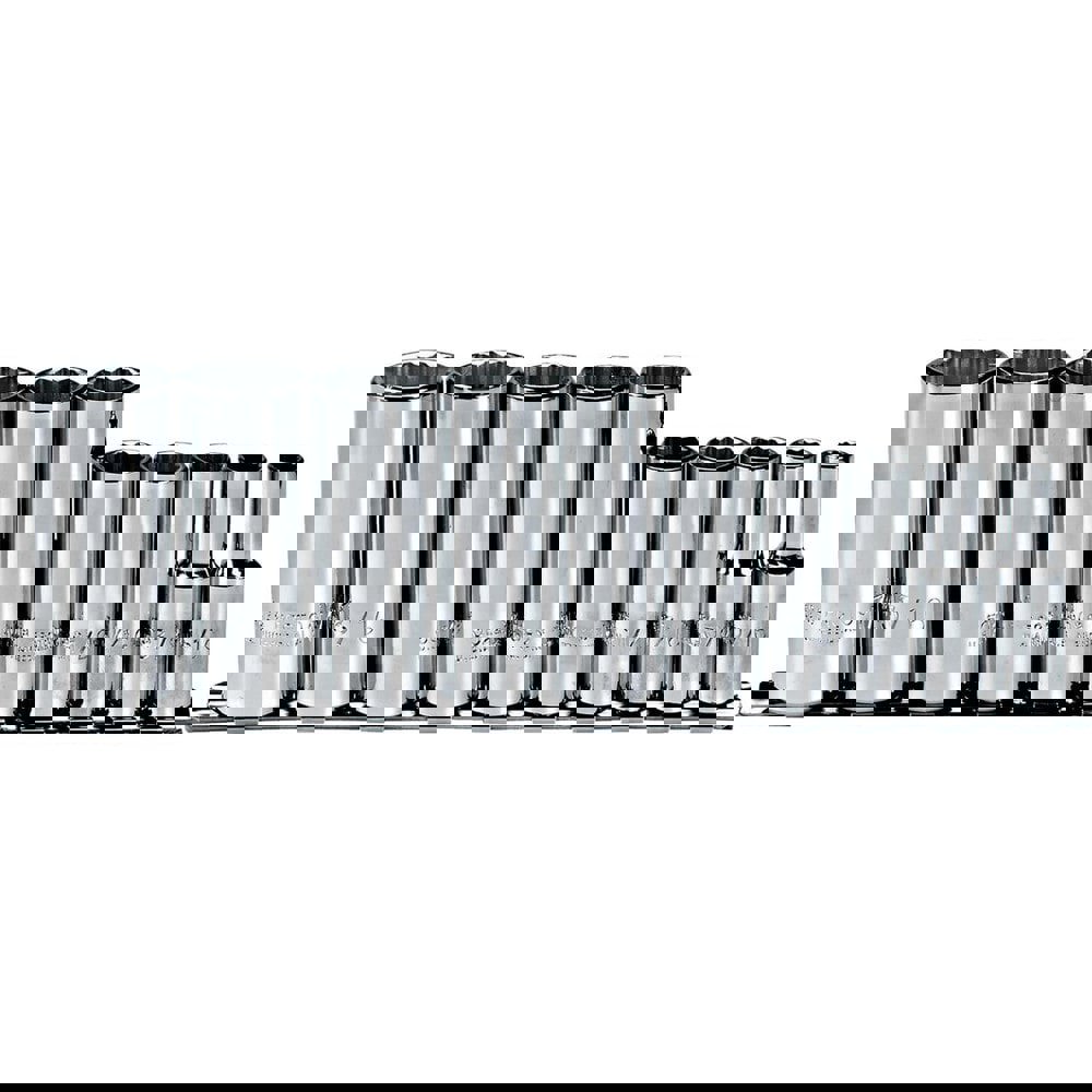 Deep Socket Set: 10 Pc, 3/8